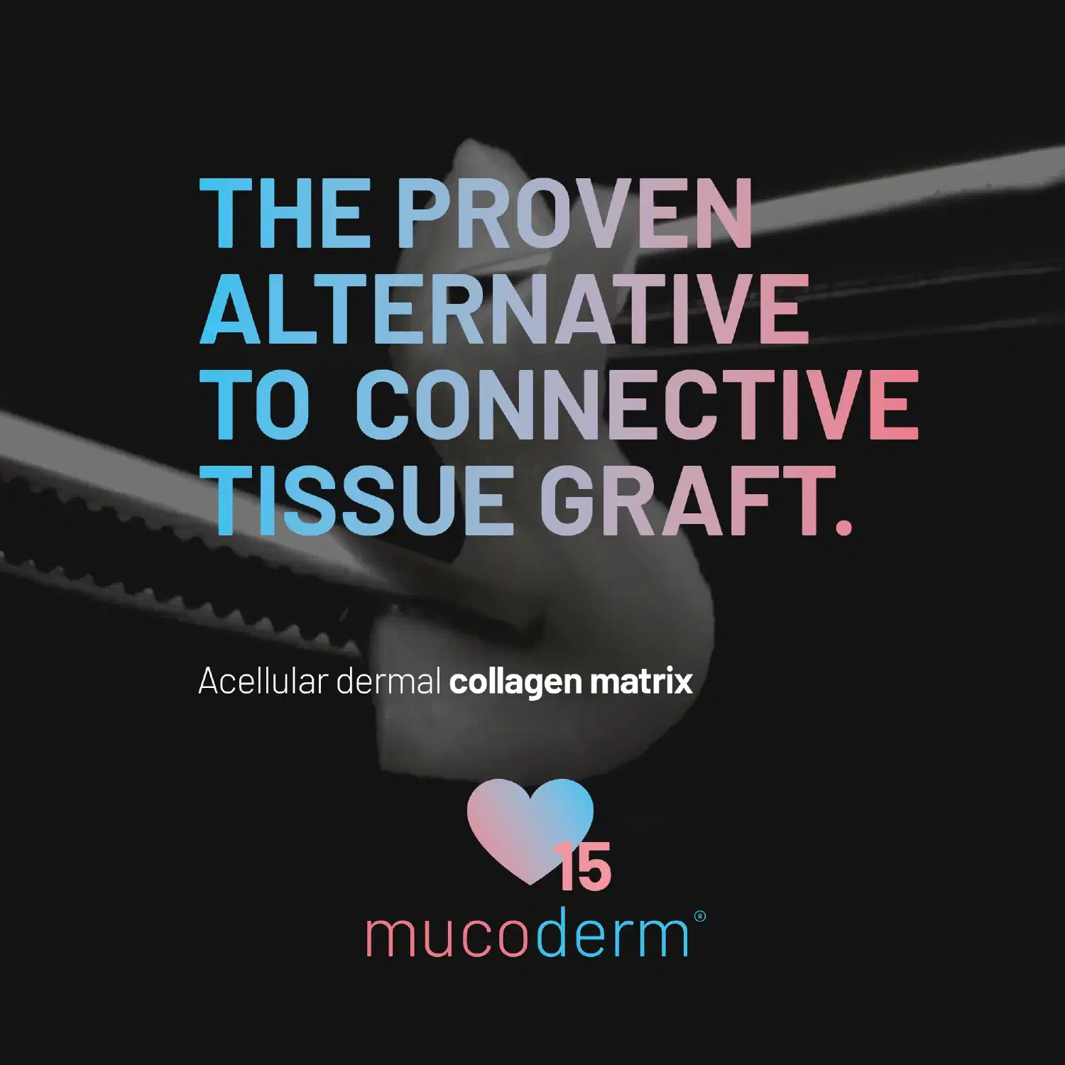 mucoderm® – the proven alternative to connective tissue graft