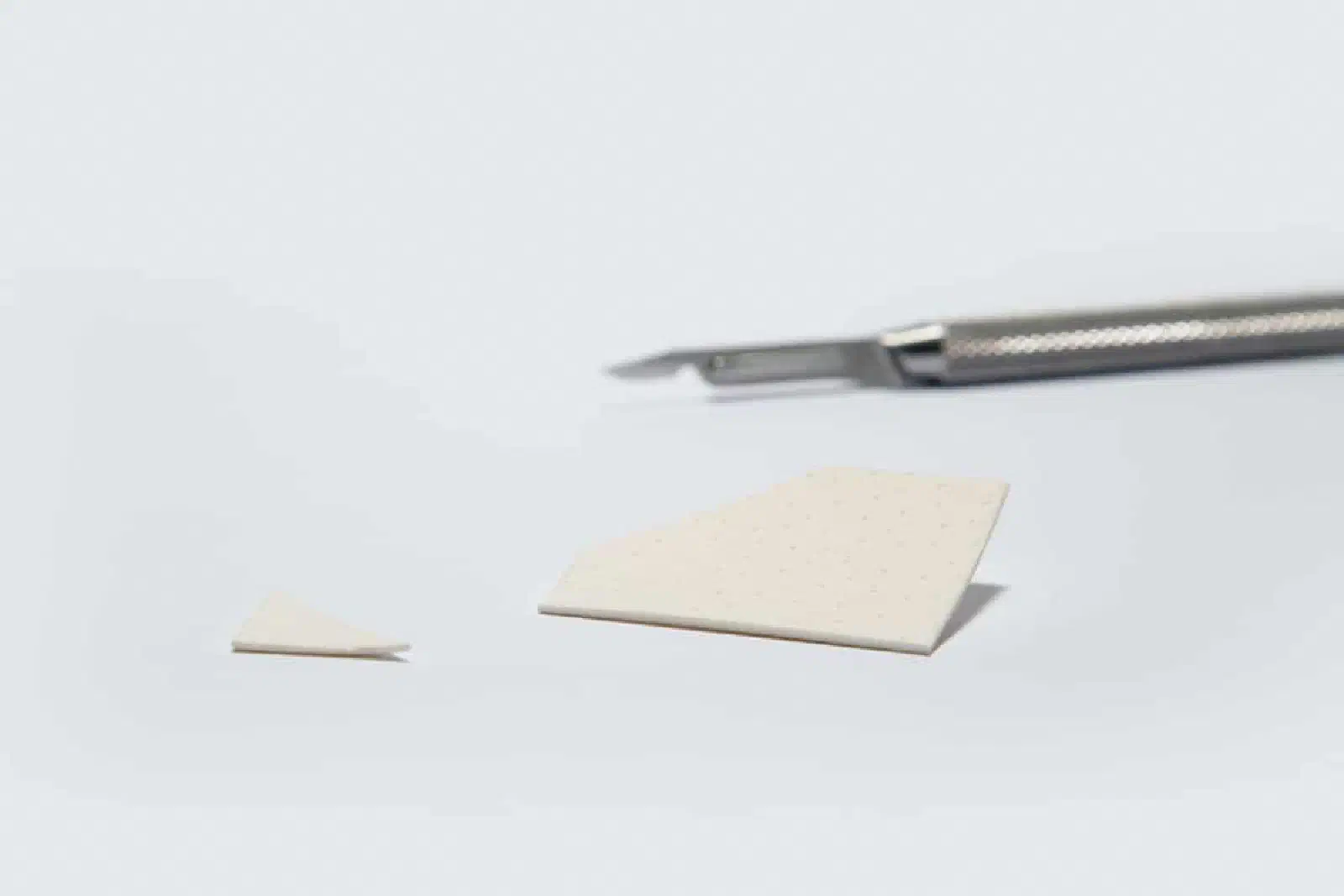 mucoderm® trimmed with a scalpel mucoderm® trimmed with a scalpel